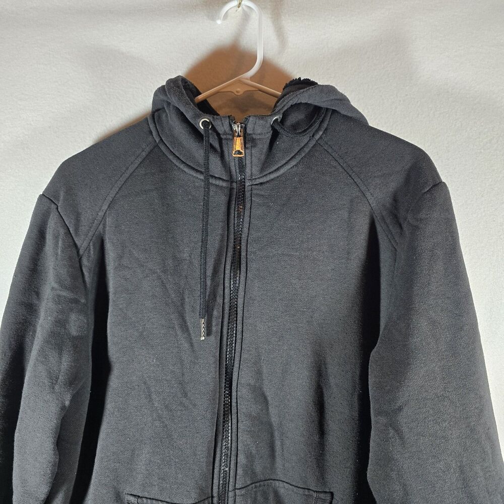 Mens George Coat, Size Large, Black, Soft Cotton, Jacket, Winter, (G35) - Picture 6 of 14